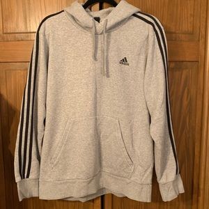 Adidas 3 stripe hoodie